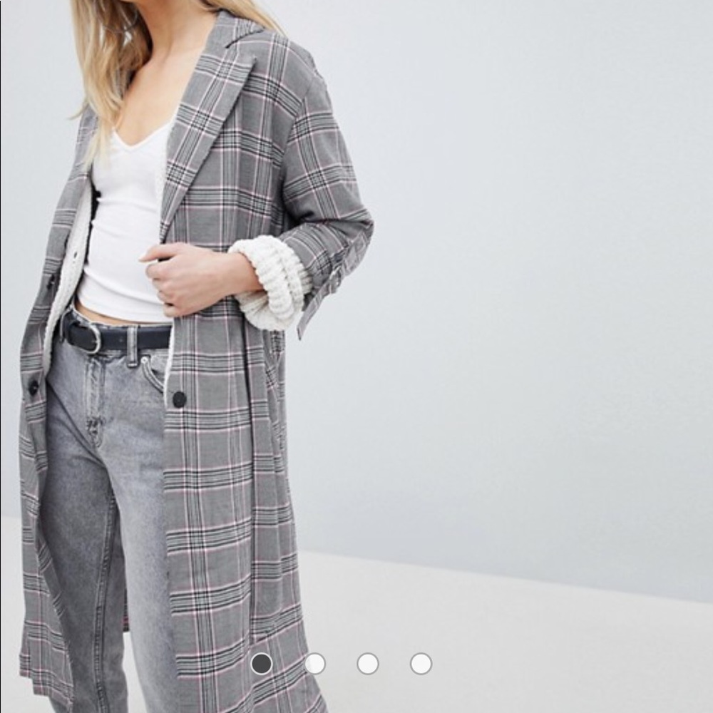 ASOS Plaid Coat